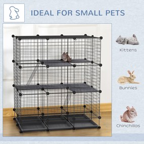Recinto Metálico para Animais de Estimação DIY Recinto para Pequenos A