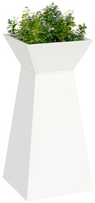 Suporte para Plantas Branco Plástico Médio Inserções Decorativas