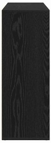 Buffets 2 pcs Carvalho Preto 60x31x84 cm Madeira de Engenharia