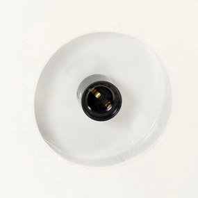 Candeeiro suspenso industrial 32 cm E27 branco