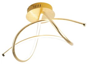 Candeeiro de teto design ouro incl. LED - Viola Design,Moderno
