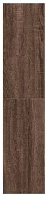 Estante 60x24x109 cm derivados de madeira carvalho castanho