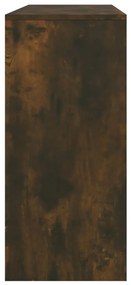 Mesa consola 100x35x76,5cm derivados de madeira carvalho fumado