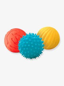 3 bolas sensoriais Montessori, da LUDI multicolor