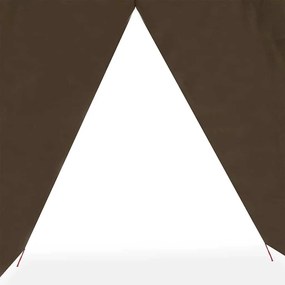 Lona de campismo 506x306 cm impermeável castanho
