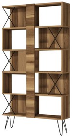 Estante Extra – Nogueira – 90x167,3x22 cm
