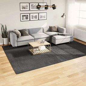 vidaXL Tapete de pelo curto IZA visual escandinavo 240x340cm antracite
