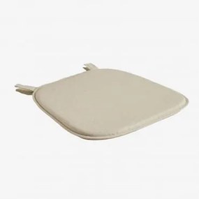 Almofada 39x39 Cm Para Banco Em Tecido Zole Tecido Creme Bege - Sklum