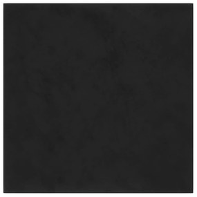 Painel de parede 12 pcs 30x30 cm veludo 1,08 m² preto