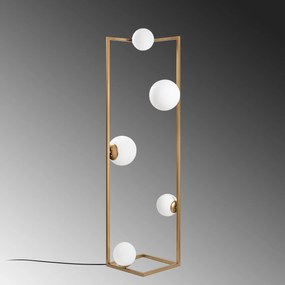 Candeeiro de Pé Corner – Dourado – 35 x 35 x 157 cm