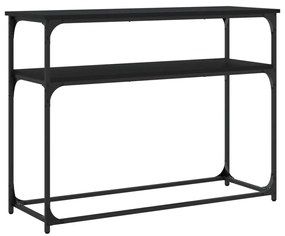 Mesa consola 100x35,5x75 cm derivados de madeira preto