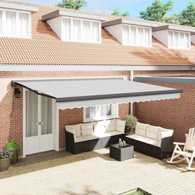 Toldo Antracite 4,5 × 3 m Metal