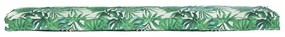 Almofadas de Palete para Banco 2 pcs Padrão de Folhas 180x40x8 cm Teci