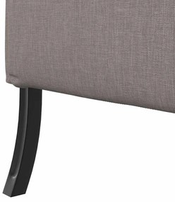 Sofá Alto Taupe 109x56x121 cm Tecido