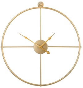 Relógio de parede dourado ZUCHWIL Beliani