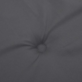 Almofadão p/ banco de jardim 100x50x4cm tecido oxford antracite