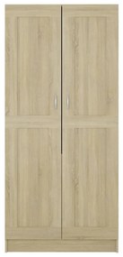 Roupeiro 82,5x51,5x180 cm contraplacado carvalho sonoma