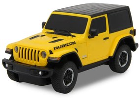 Carro Telecomandado Jeep Wrangler JL 1:24 2,4GHz Amarelo