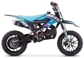 MINI MOTO PARA CRIANÇAS MiniCross Roan 709 gasolina 49cc 4.5CV 2024 AZUL