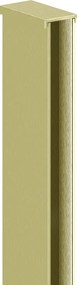 Mexen moldura de parede para divisória de duche 8 mm, ouro escovado - 800-00-55