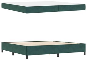 Estrutura da Cama Branco e Cinza Claro 200 x 200 cm Veludo