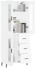 Armário alto 69,5x34x180 cm derivados de madeira branco