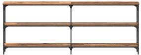 Mesa de Console Madeira Antiga 200x29x75 cm Engenharia