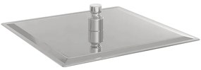 Cabeça de chuveiro quadrada em aço inoxidável 304 25x25 cm