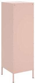 Aparador alto 36x39x113 cm aço rosa