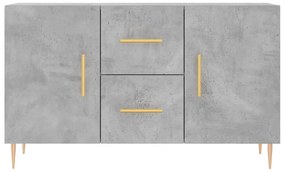 Aparador 100x36x60 cm derivados de madeira cinzento cimento