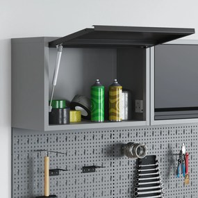 Armário de Ferramentas VidaXL Para Montar na Parede com Porta Elevada