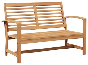 vidaXL Banco de jardim Natural 110 x 64 x 76.5 cm