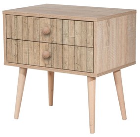 Mesa de Cabeceira Two – Carvalho Sonoma – 60 cm x 61 cm x 40 cm