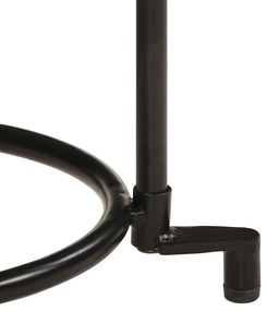 2 pcs Conjunto de mesa de apoio madeira de mangueira maciça
