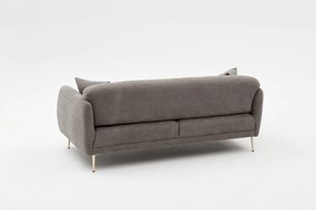 ****  
Sofá-Cama de 3 Lugares Simena – Cinzento Dourado – 210 x 80 x 9