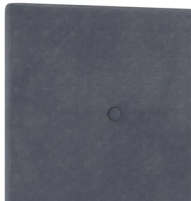 Estrutura de Cama vidaXL Cinza Escuro 80x200 cm Veludo