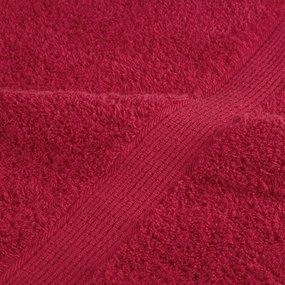 Toalhas premium SOLUND 2 pcs 100x200 cm 600 gsm vermelho