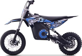 Mota Elétrica Infantil WOLF-E 1000W 36V com Bateria de Lítio, 3 Velocidades e Travões de Disco – Azul