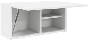 Armário parede p/ casa banho 60x25x30 cm deriv. madeira branco