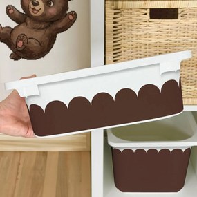 Autocolante para caixa IKEA TROFAST - Arcos monocromáticos personalizados