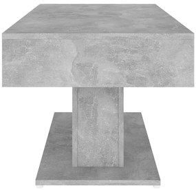 Mesa de centro 96x50x45 cm derivados madeira cinzento cimento