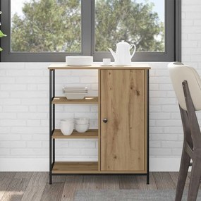 vidaXL Sideboard Carvalhos Artisan 70x30x80 cm Madeira de engenharia