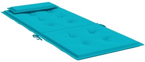 Almofadões cadeira de encosto alto 4 pcs tecido oxford turquesa