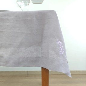 Toalha de Mesa Linho e Ponto Aberto Easter Bunny