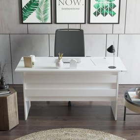 Secretária de Estudo VO1 – Branco – 140 cm x 73,8 cm x 60 cm