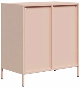 Aparador 68x39x73,5 cm aço laminado a frio rosa