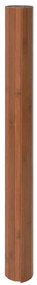 Tapete retangular 100x300 cm bambu castanho