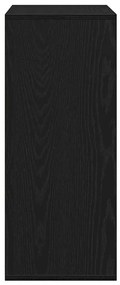 Estante preto 60x30x71,5 cm derivados de madeira