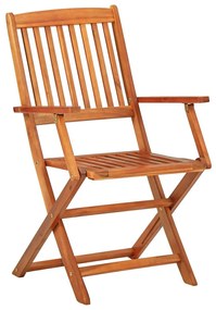 13 pcs conjunto de jantar para jardim 280x90x75cm acácia maciça