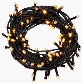 Grinalda de luzes LED para exterior com efeito brilhante Glora, âmbar
